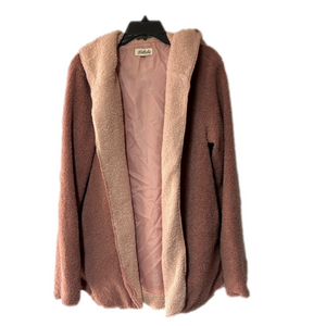 Women’s Listicle pink‎ jacket with hood size S comfy cozy warm great condition